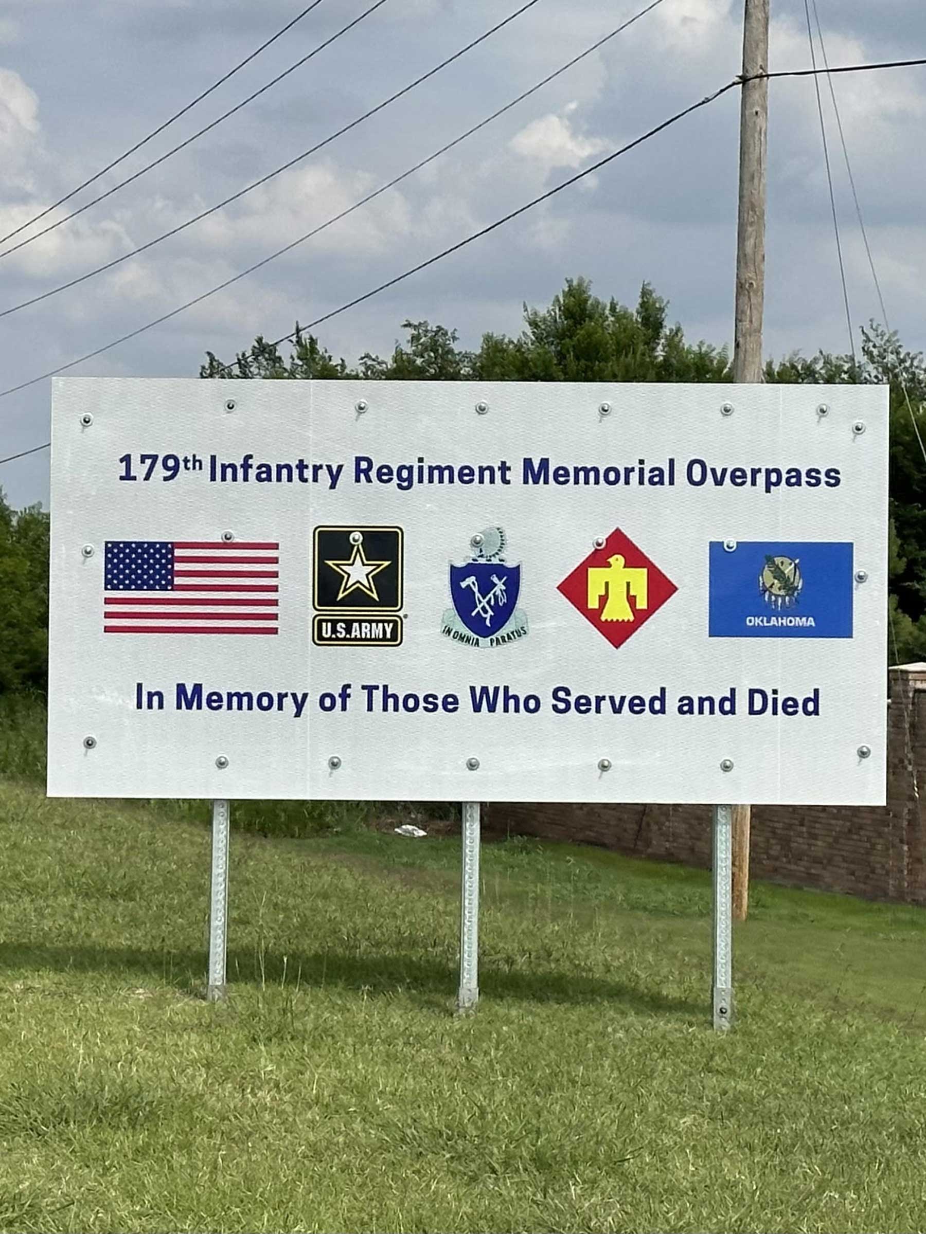 179th Infantry Regiment Memorial Overpass – Art Edmond
